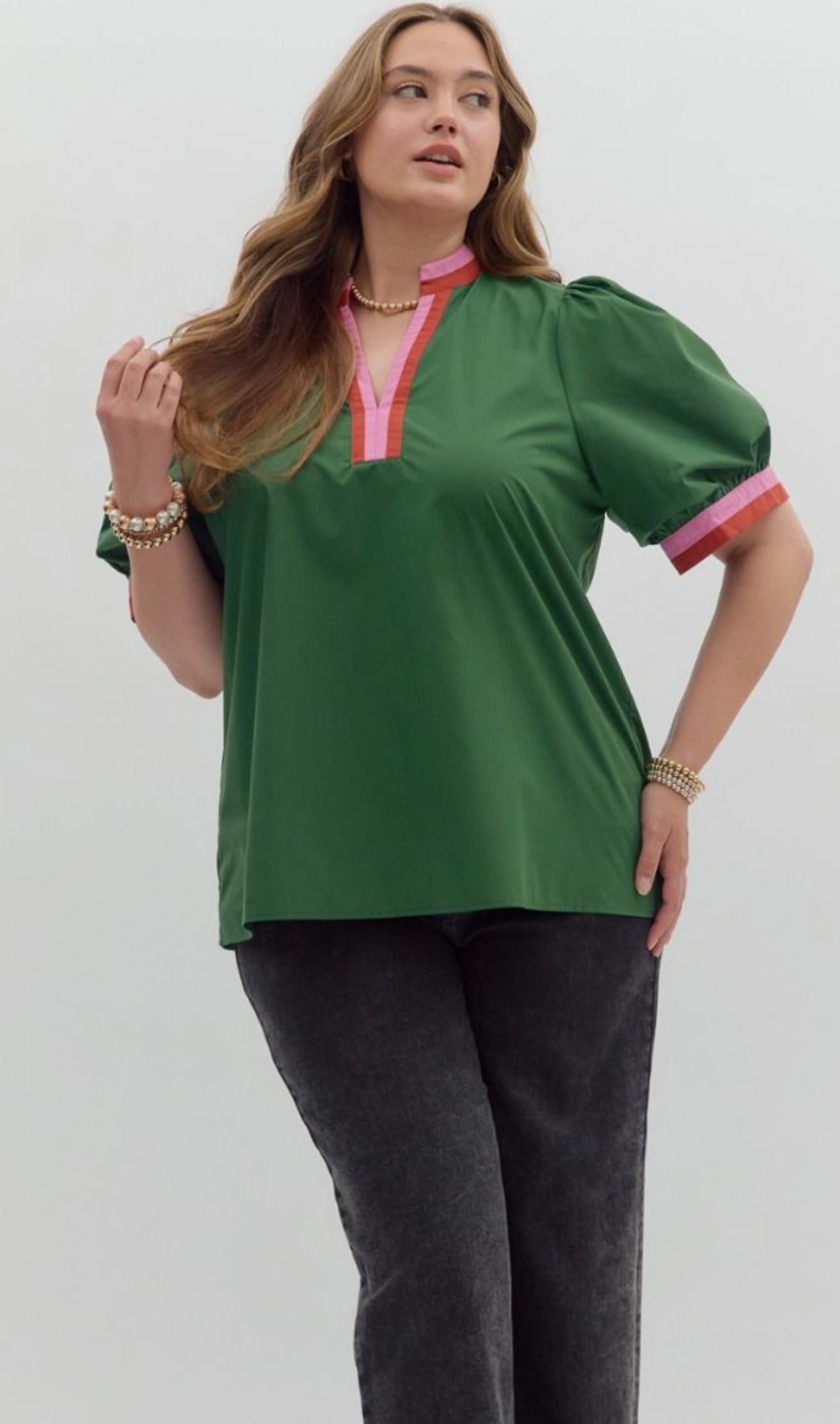 Callie Top - Curvy (multiple colors)