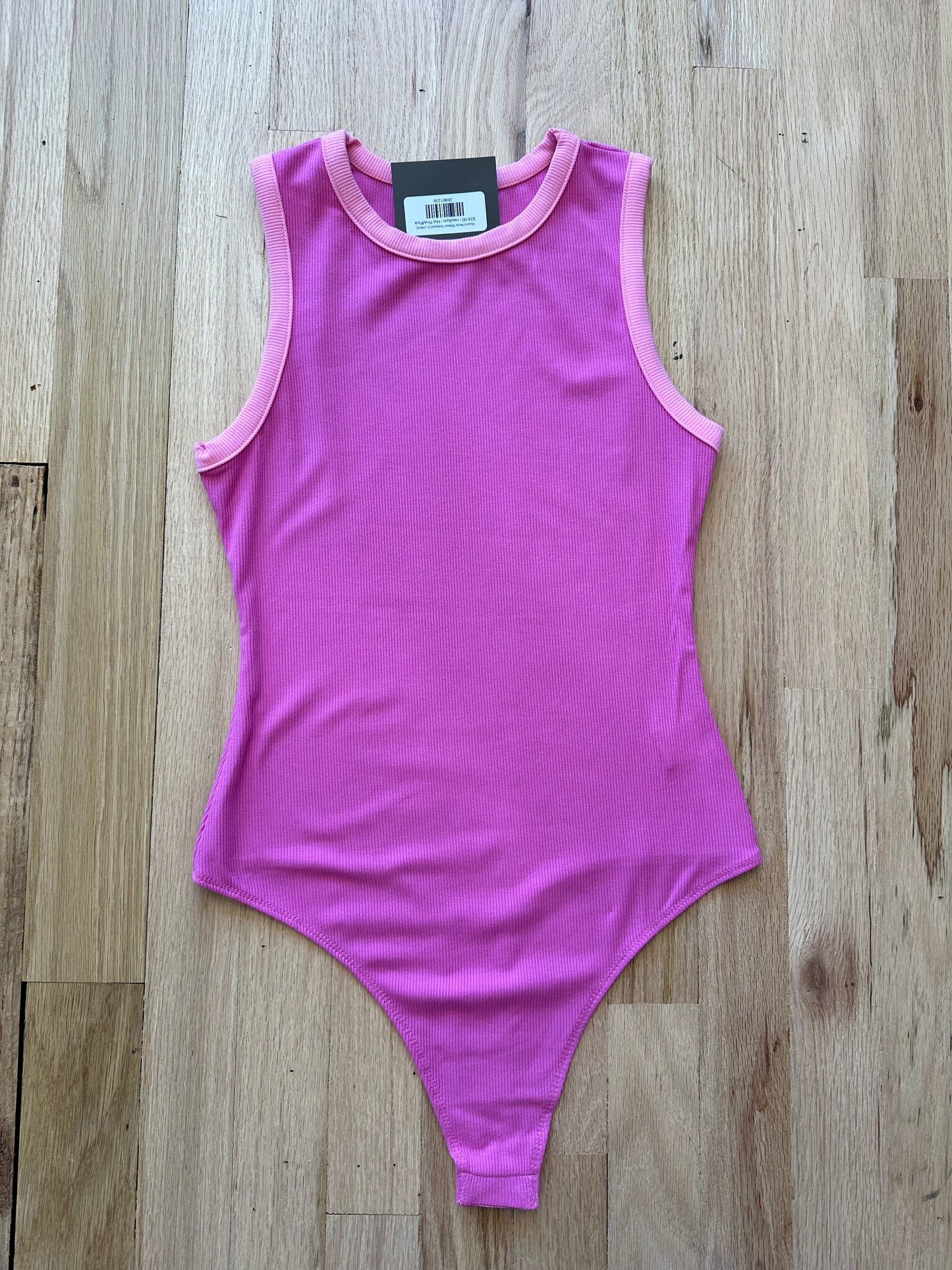 Round Neck RIbbed Bodysuit (2 colors)