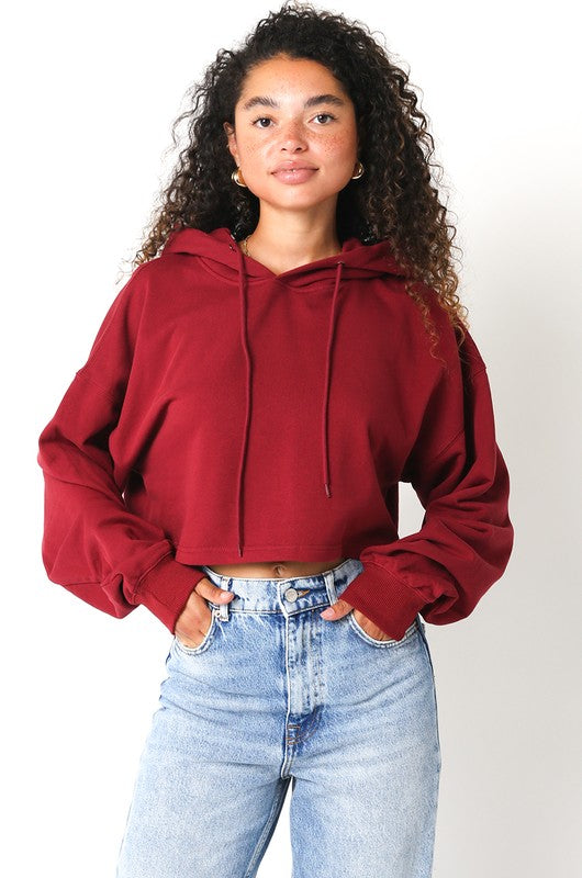 Mckenna hoodie top (2 colors)