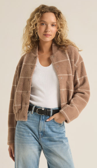 Lex Plaid Bomber - Z Supply *was $169 final sale*