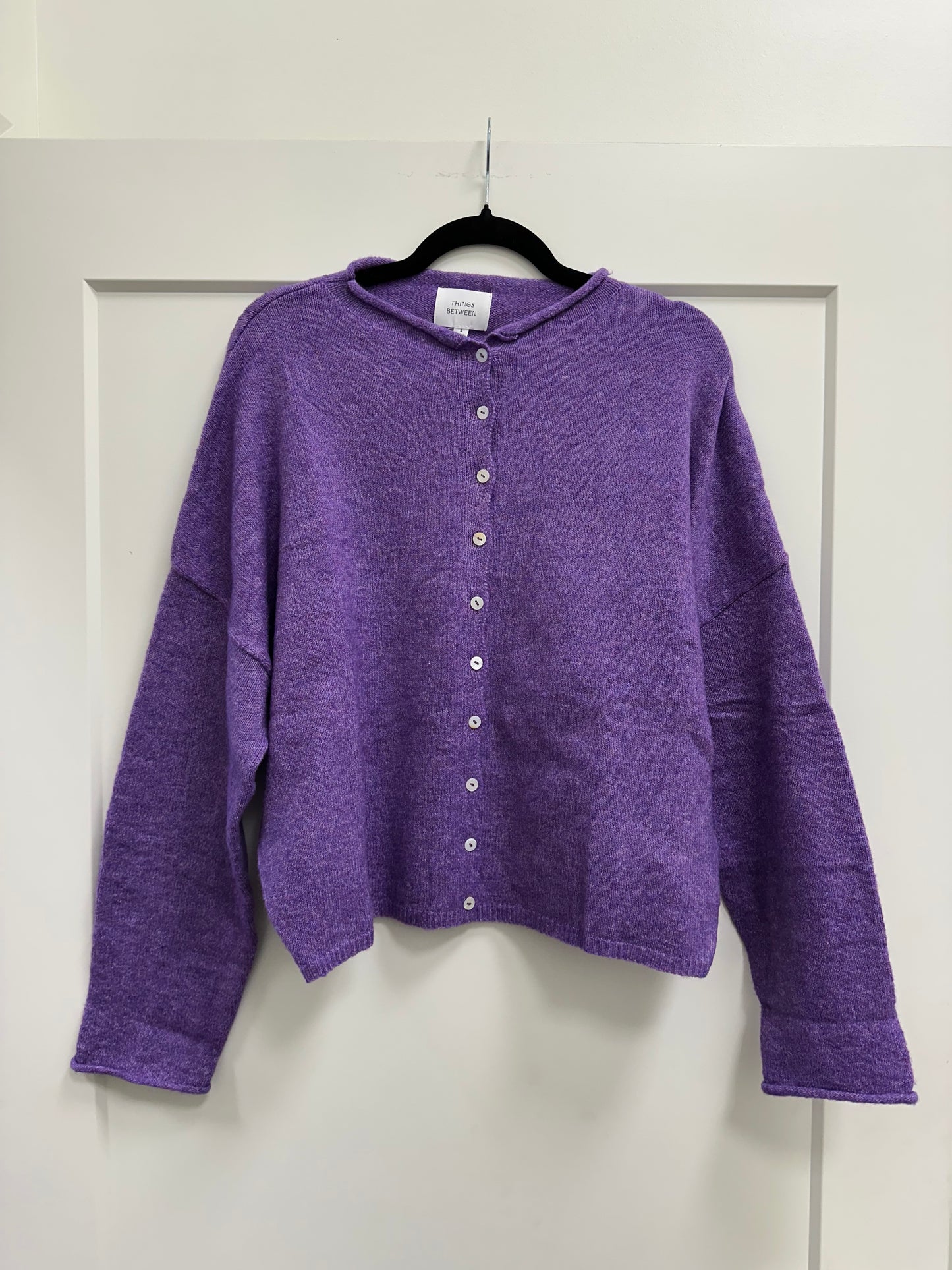 Purple Cardigan