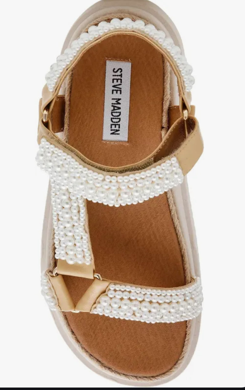 Matina Pearl Sandal - Steve Madden