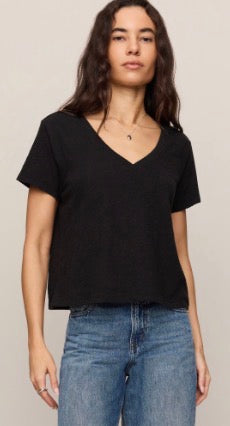 Nomad V Neck Tee black - Z Supply