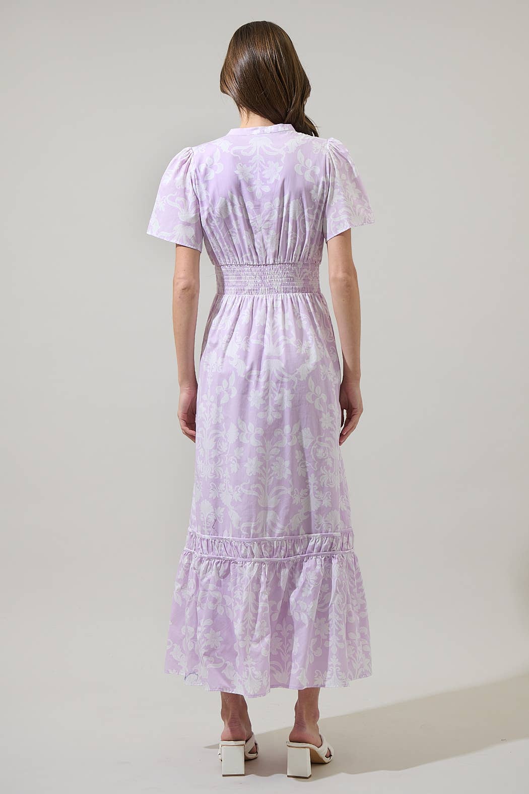 Emme Floral Demie Smocked Maxi Dress