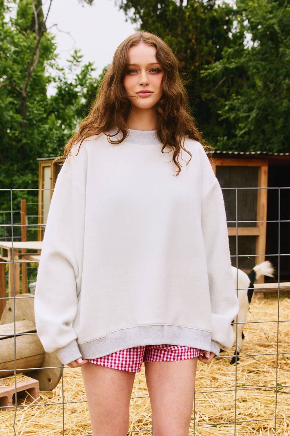 BLANK Solid Reversible Sweatshirt