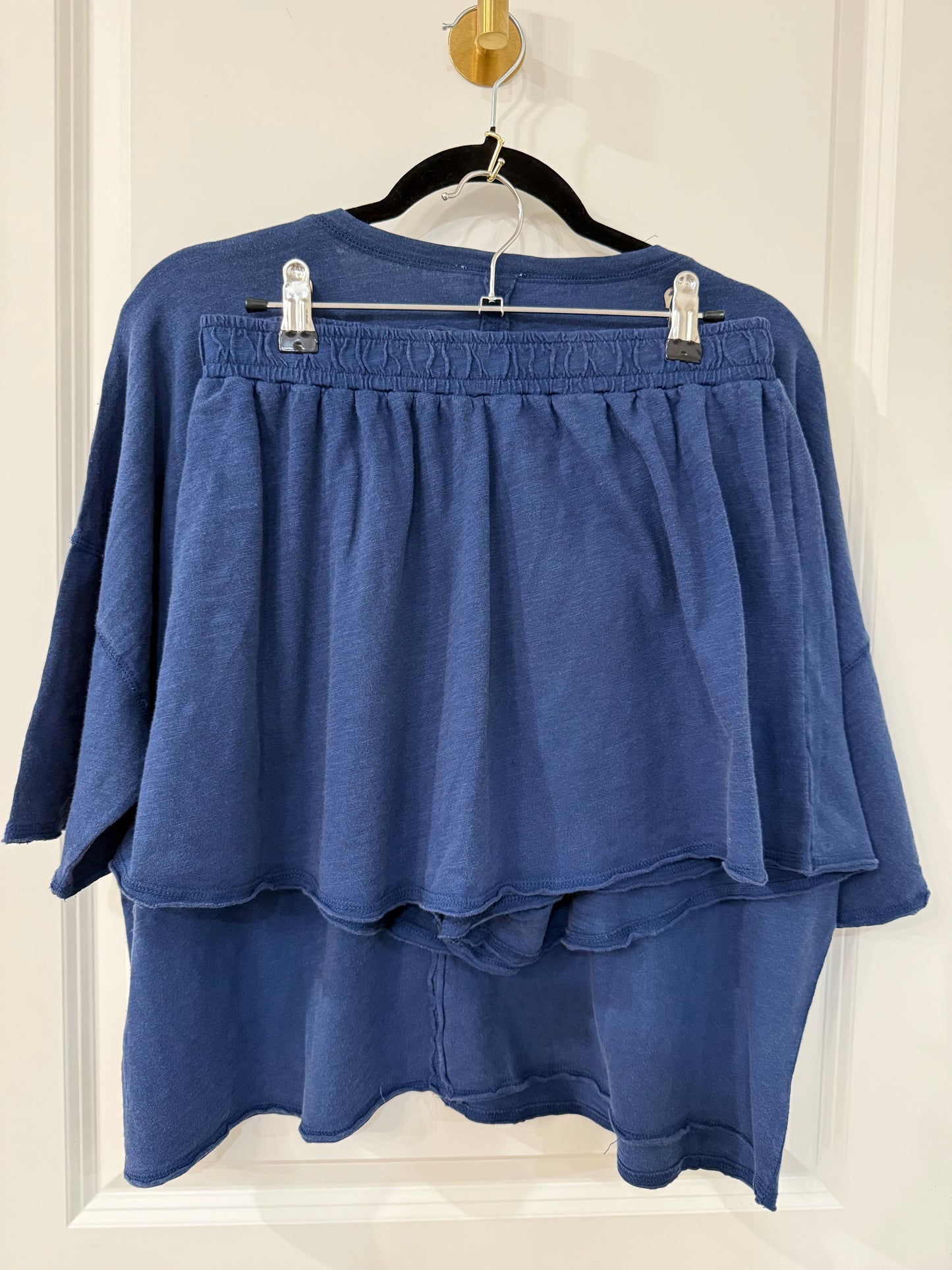 Navy Slub Jersey Set