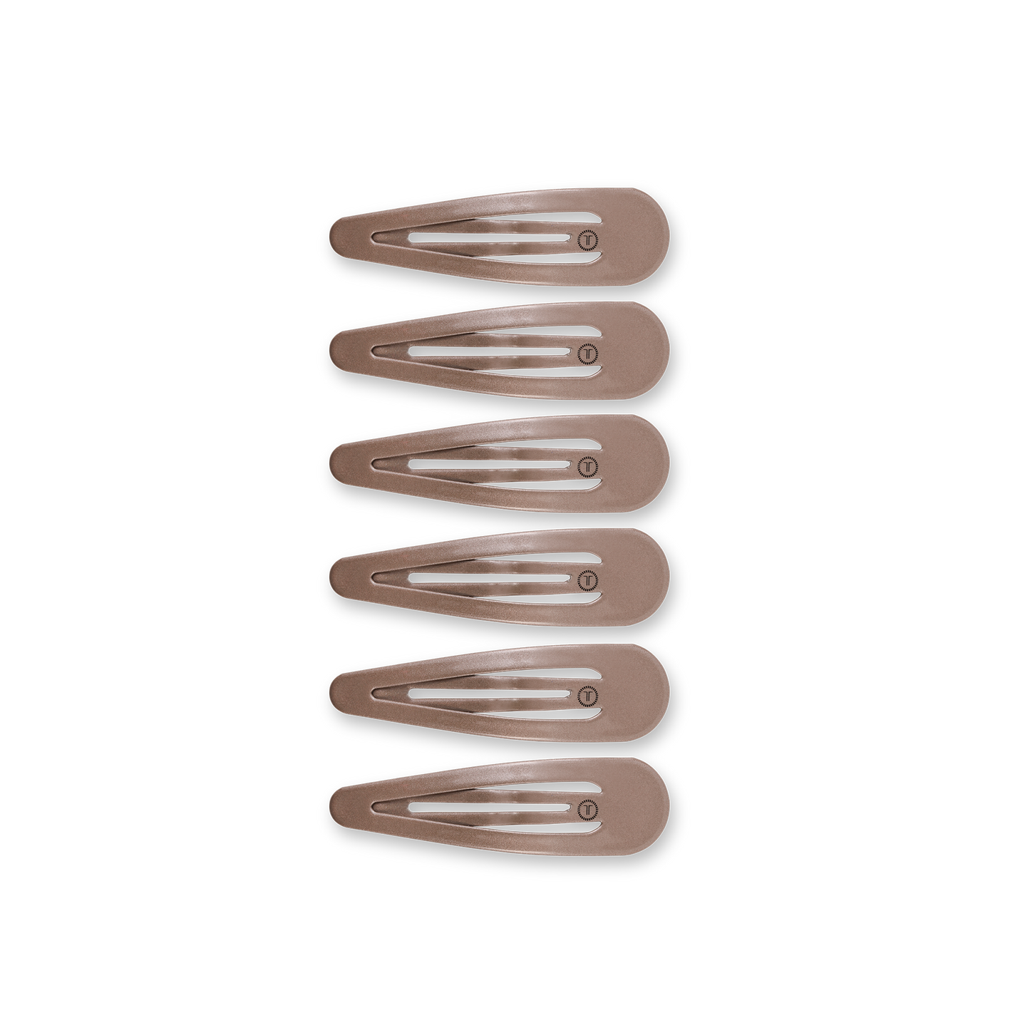 Truly Taupe Snap Clips (6Ct)