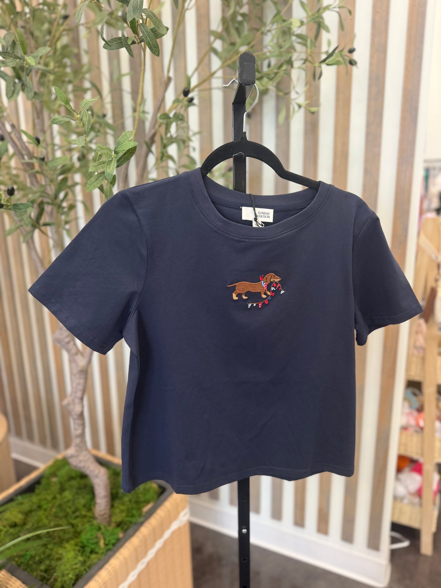 Dog baby USA tee 2 colors