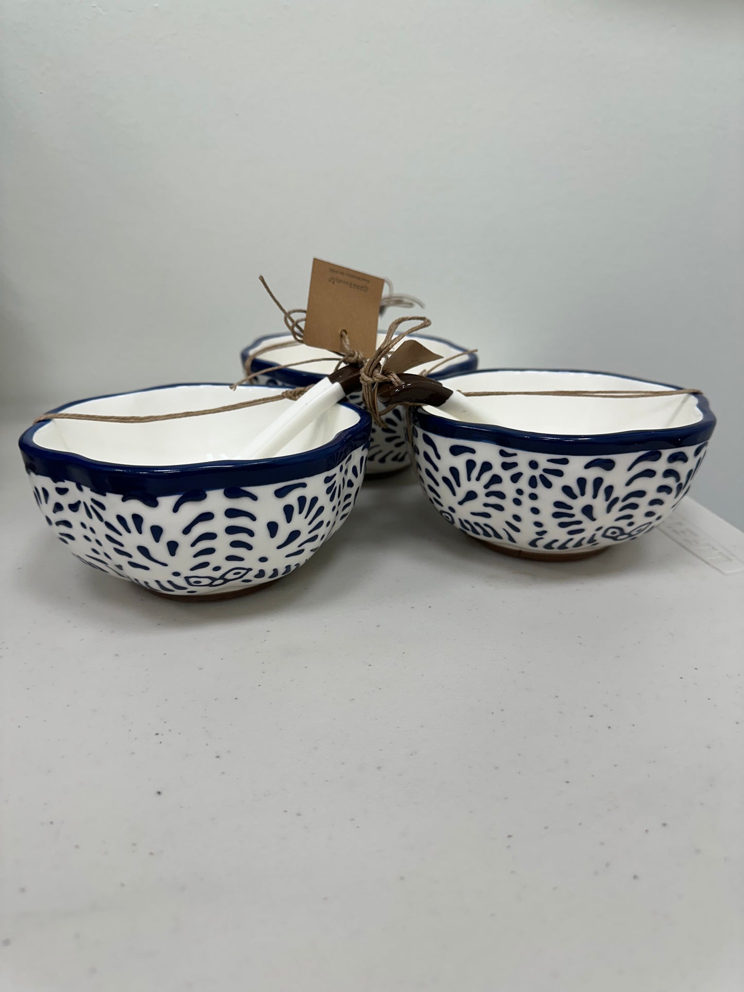 Blue/White Small Serving Bowl