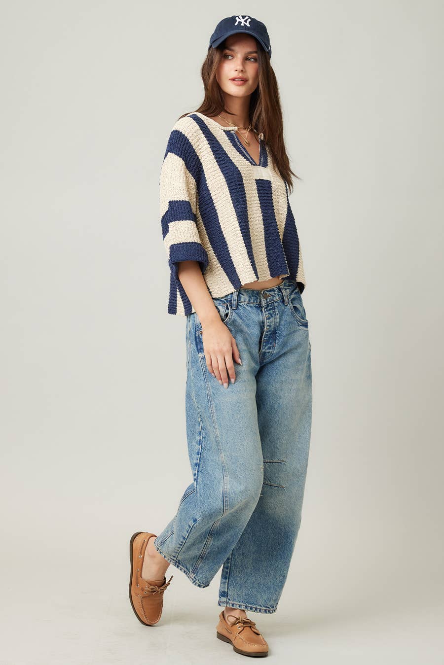Emmy Vertical Stripe Sweater