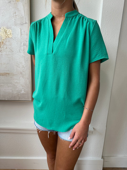 Tana Kelly Green blouse