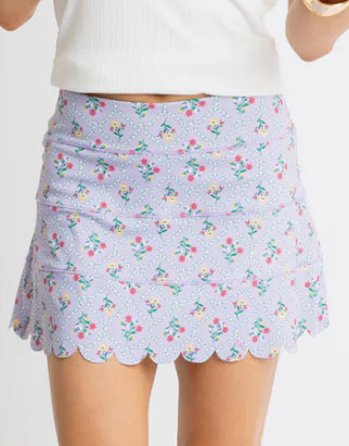 French Floral Kourt Skort - Karlie