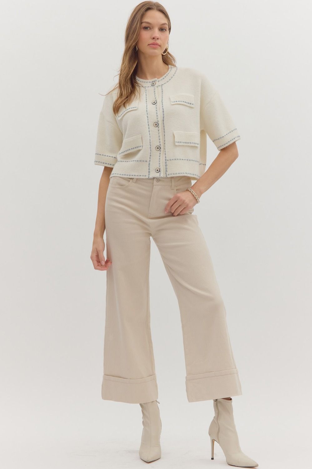 Rio button down cardigan