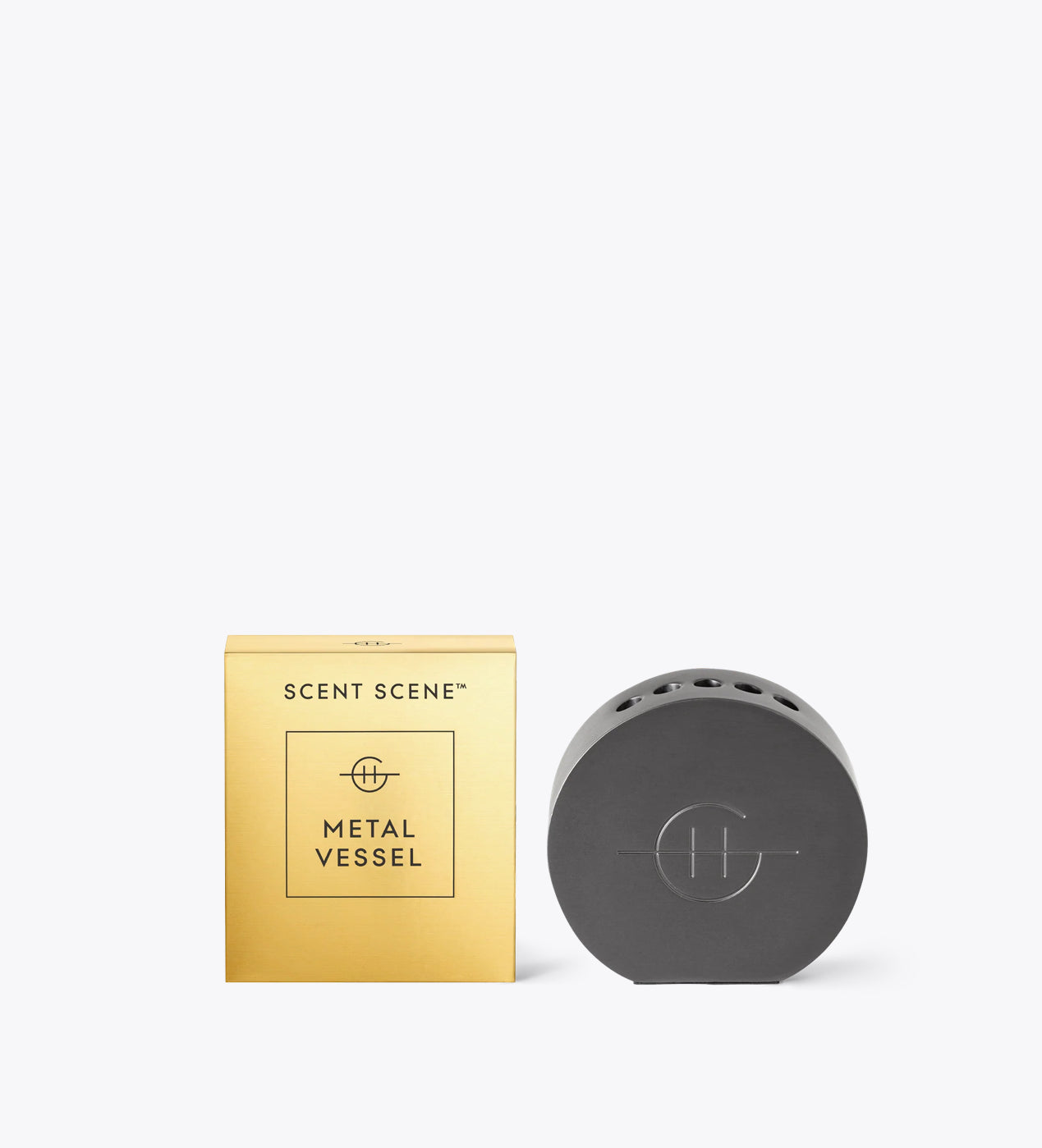 Glasshouse Scent Metal Vessel- Gold