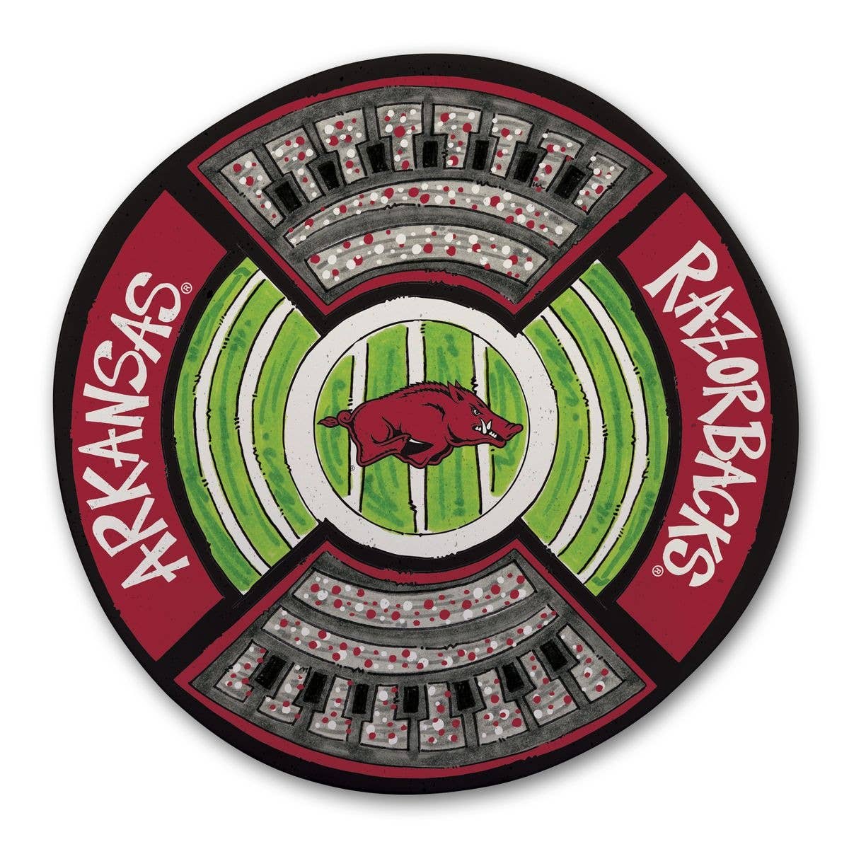 13.5" AR Round Stadium Platter