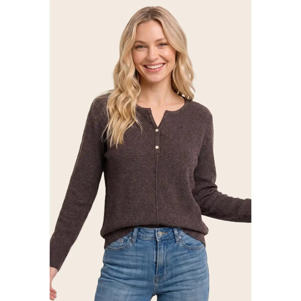 Addison top - chocolate