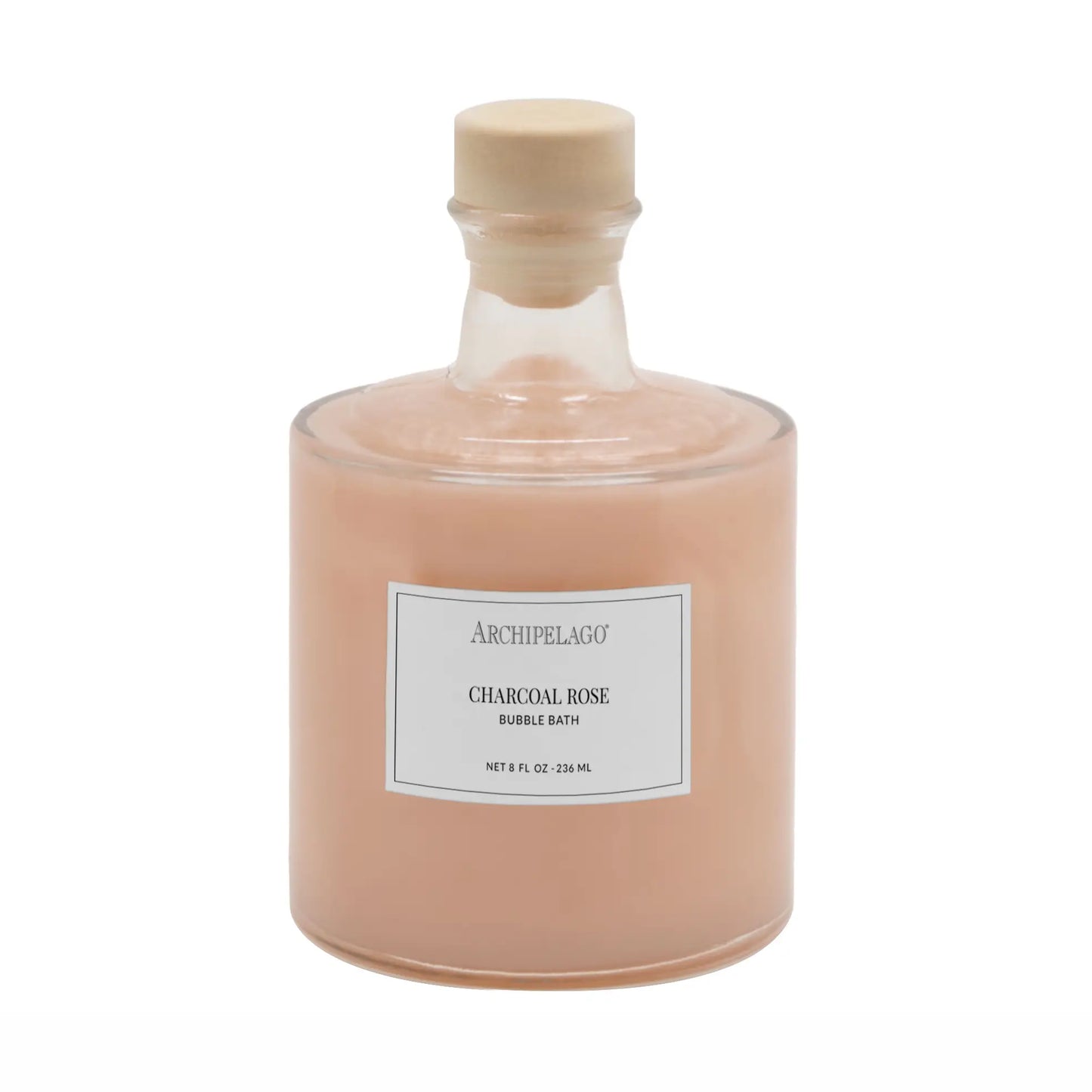 CHARCOAL ROSE BUBBLE BATH 8 OZ
