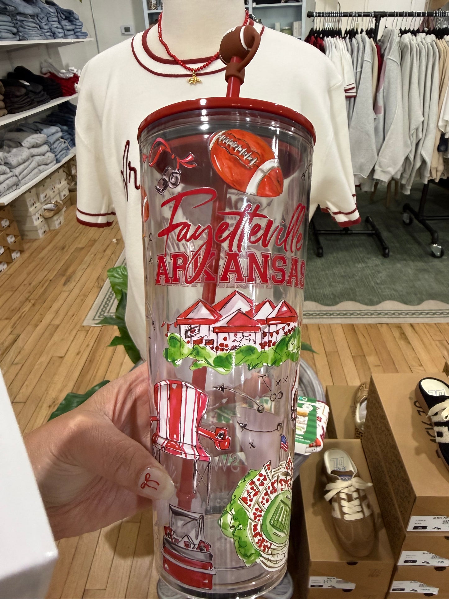 Tailgates in Fayetteville Plastic Tumbler 24oz swig