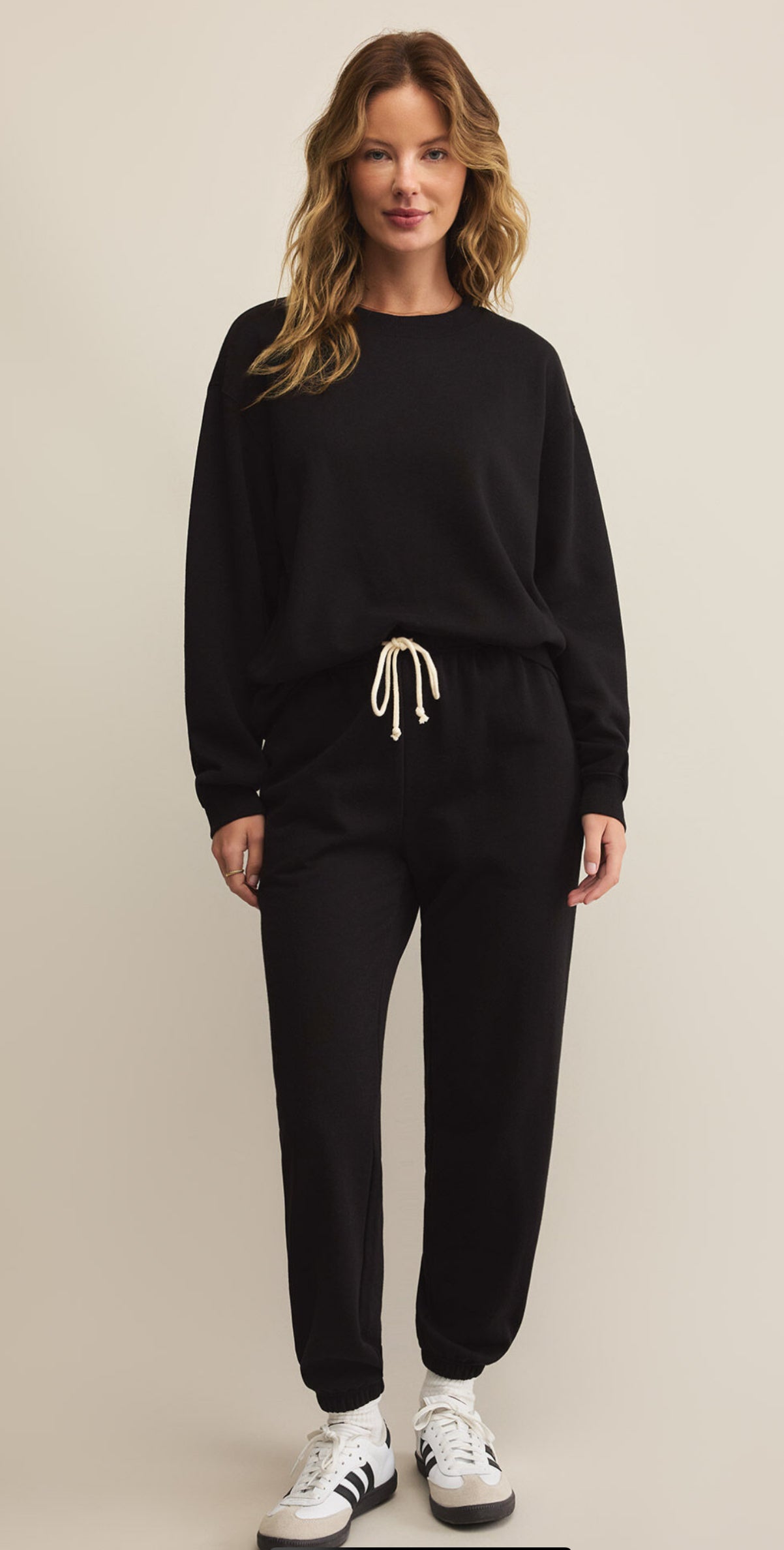 BOYFRIEND SWEATSHIRT Black - Z Supply