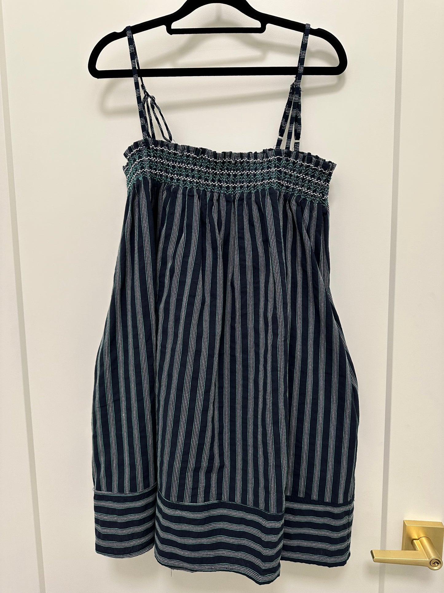 Navy Stripe Midi
