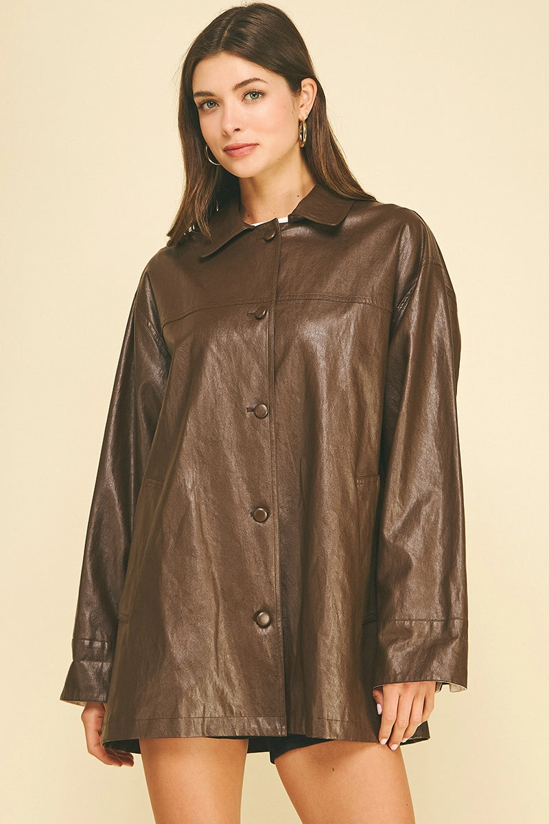 Blaze pleather jacket