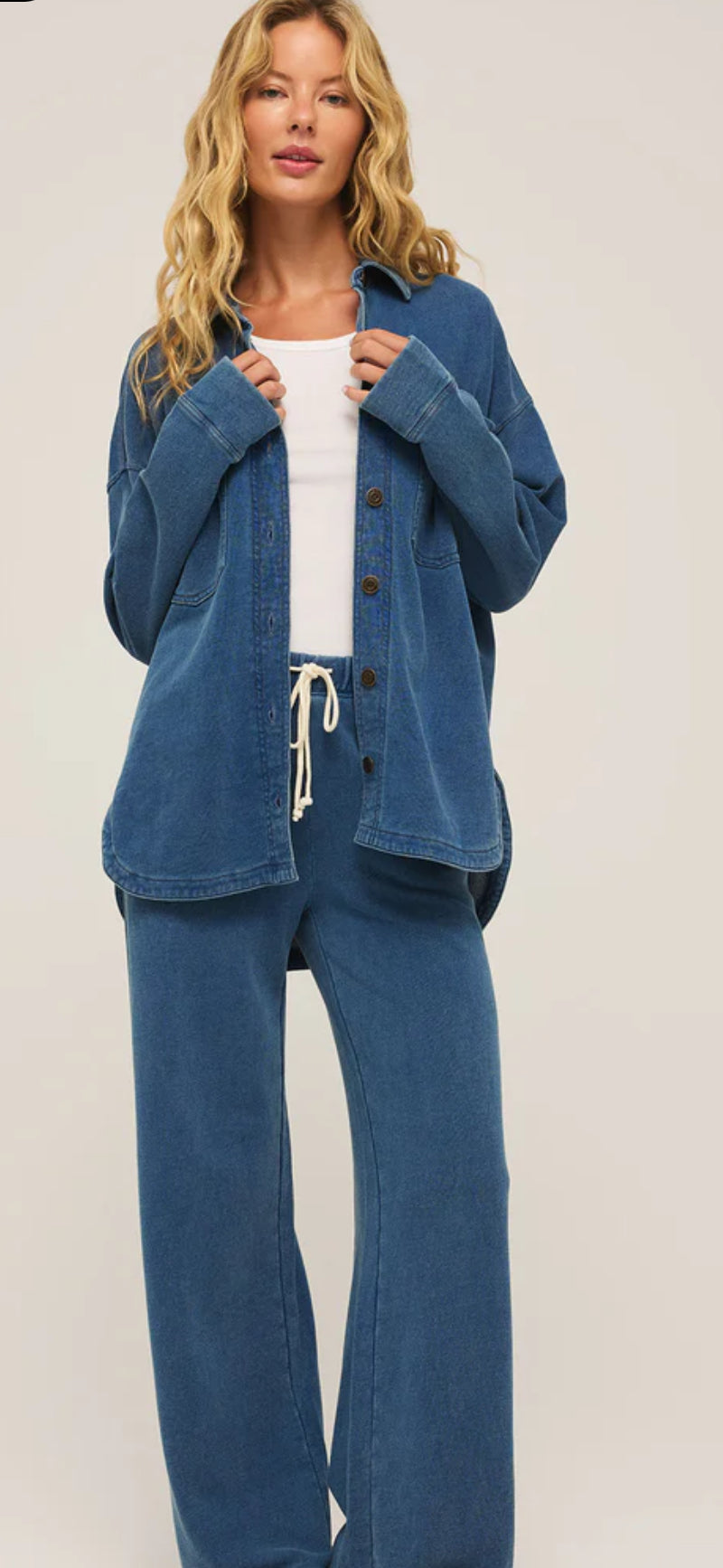 Hunter Knit Denim Pant Indigo by Z Supply