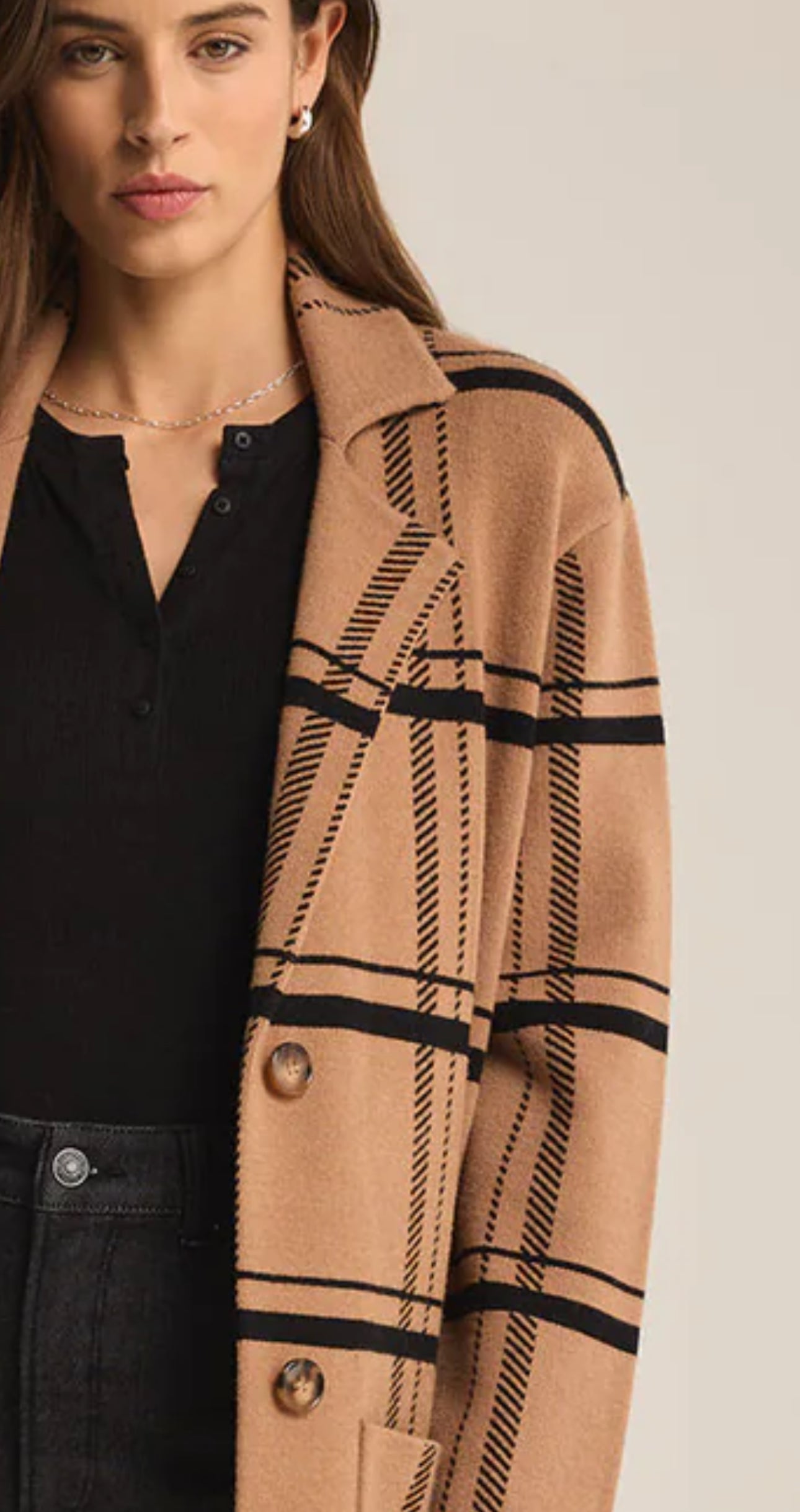Timber Plaid Cardigan Campfire - Z Supply *was $149 final sale+