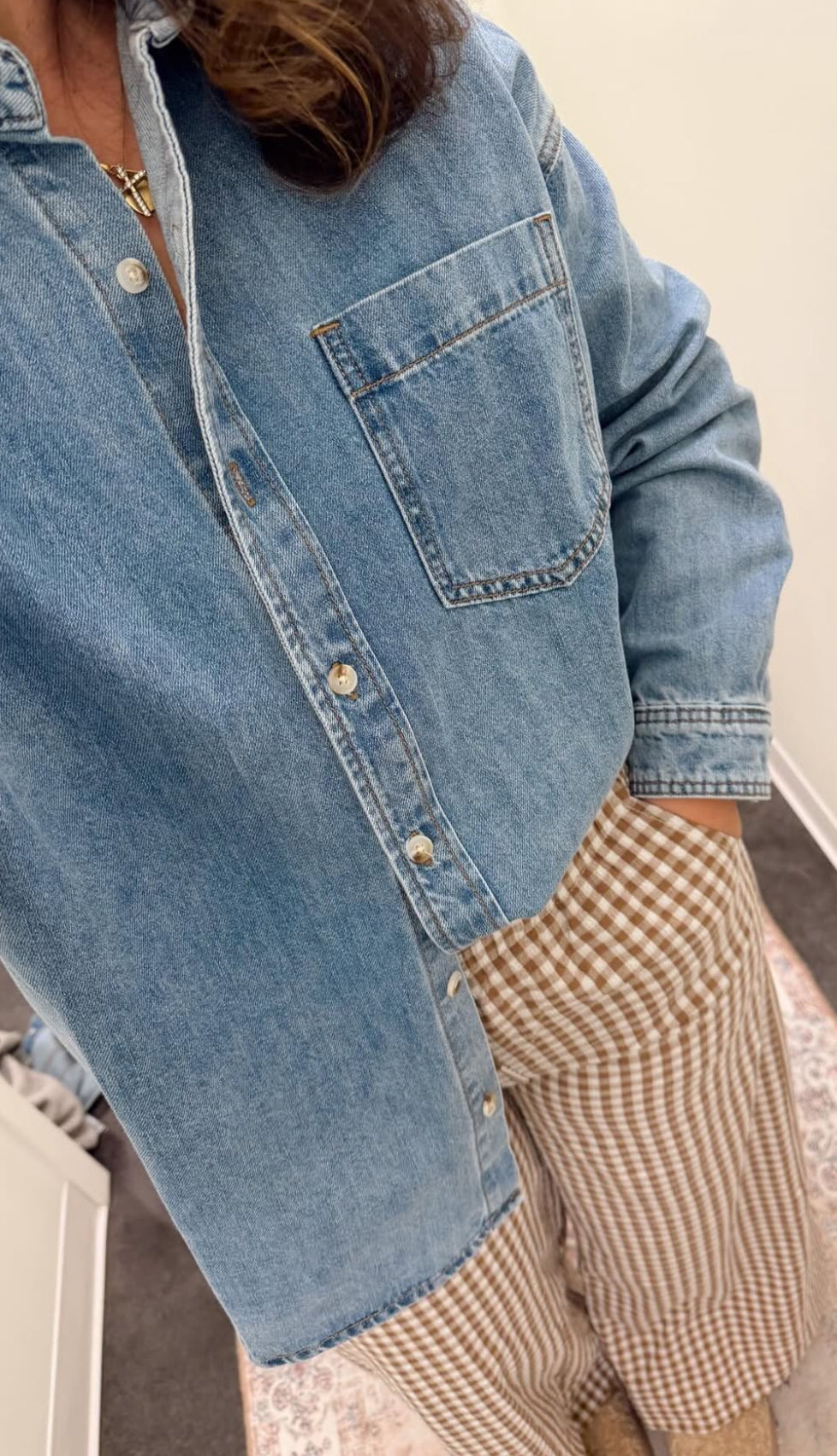 Checkerboard Seersucker Pant