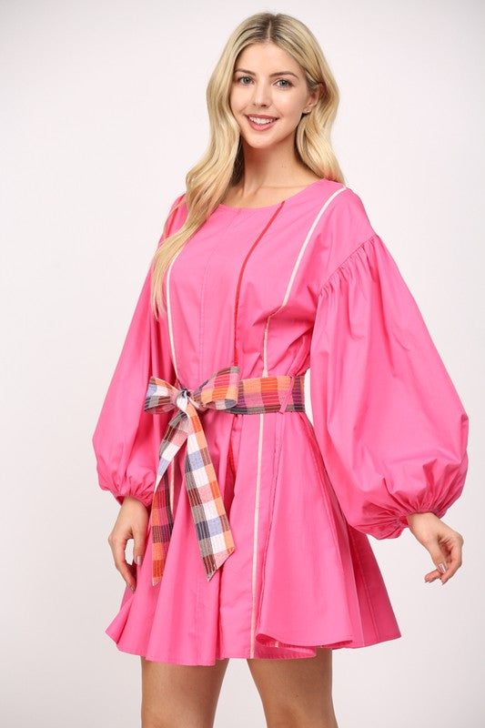 only moment pink mini dress