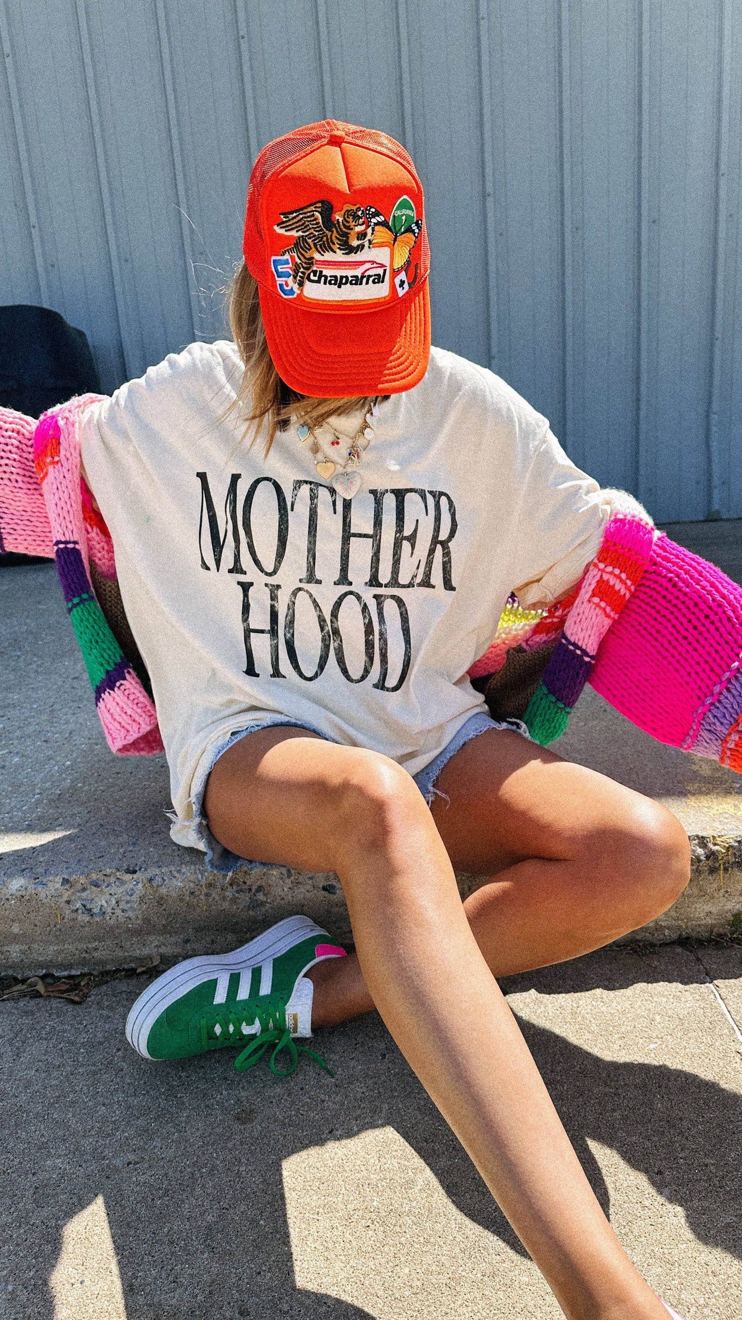 Motherhood graphic tee - ivory