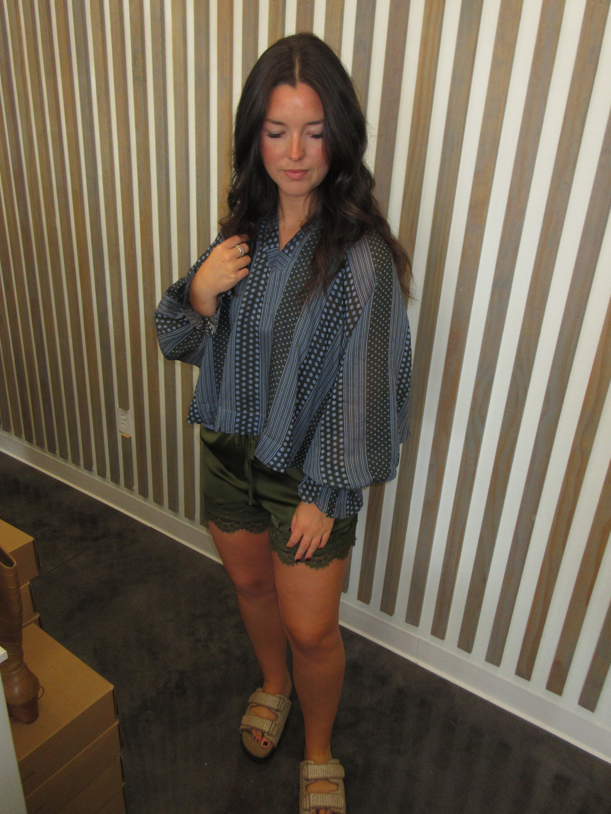 Midnight Print top