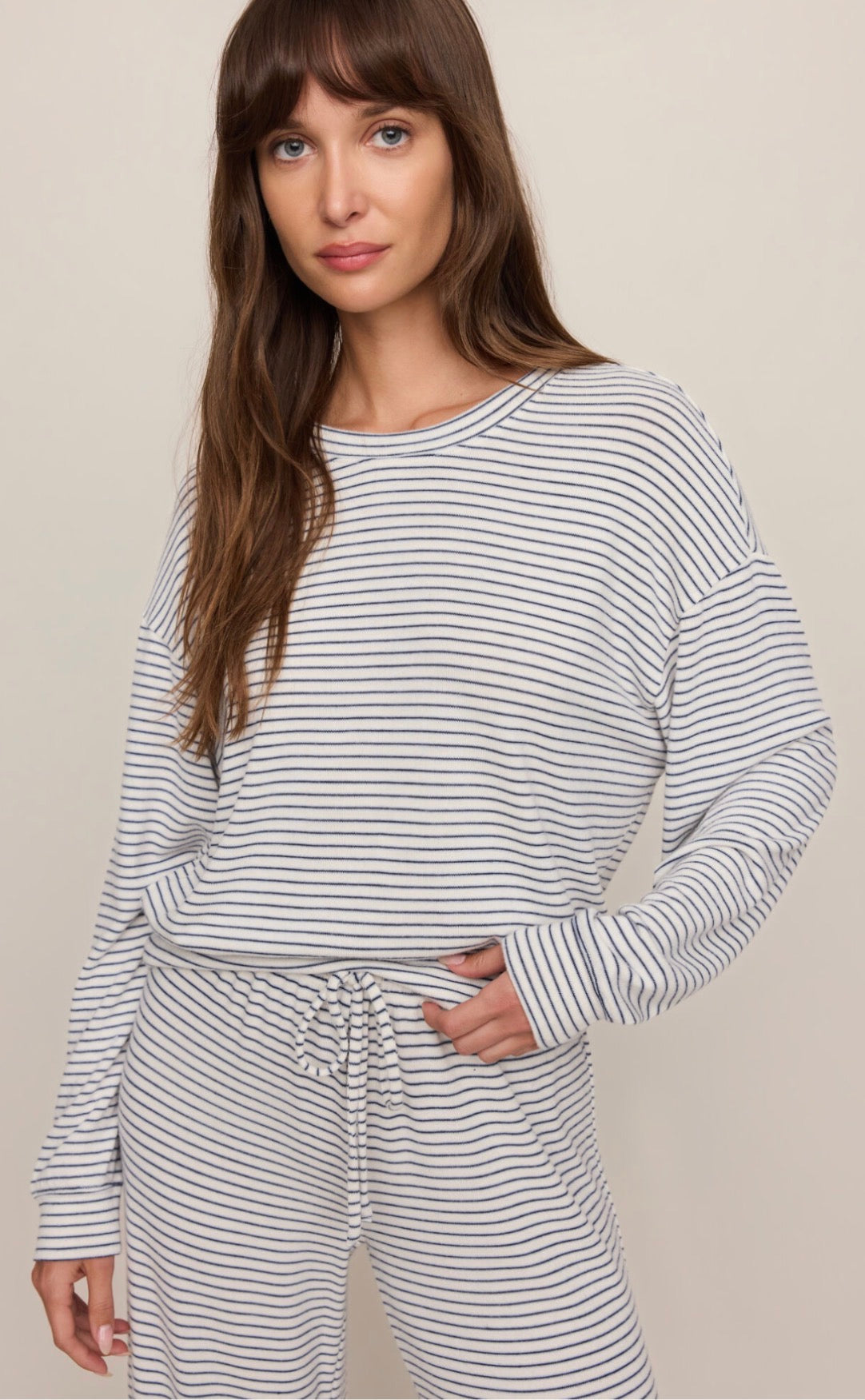 Classic Stripe LS top eclipse - Z Supply