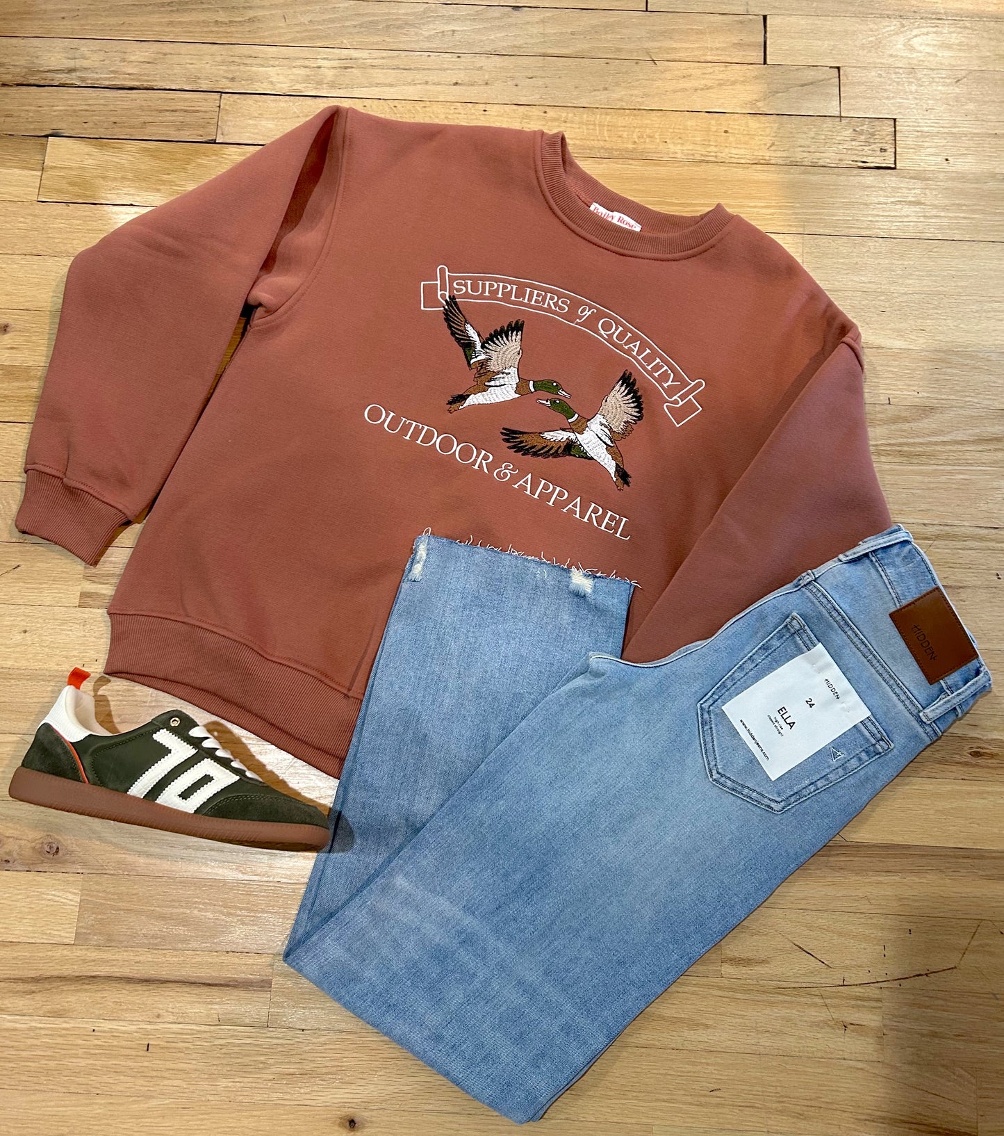 cinnamon duck sweatshirt