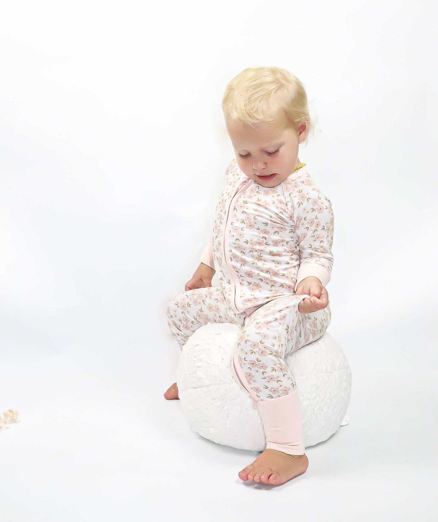 Addy Baby Girl Romper | Bamboo Romper | Bamboo Baby Outfit |
