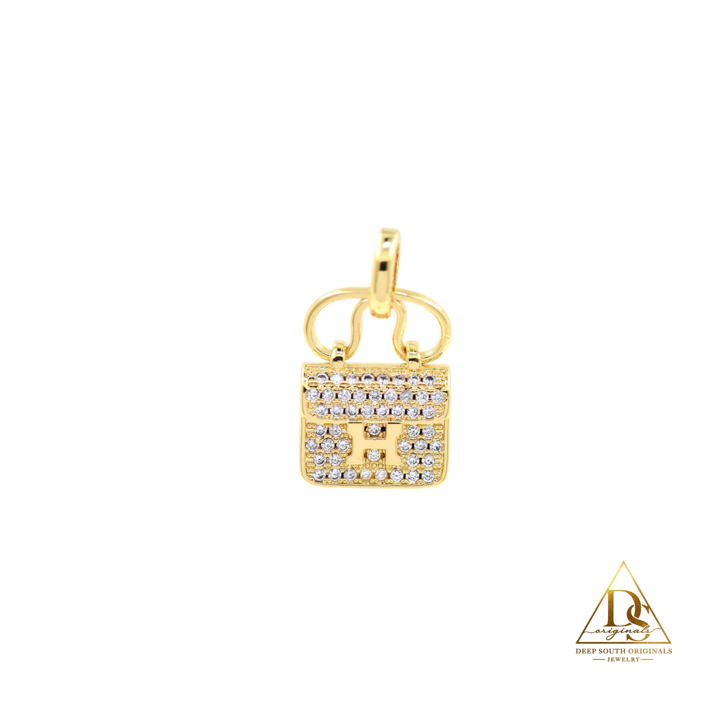 Glitzy Handbag Charm