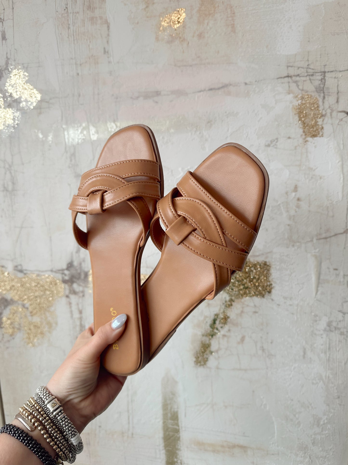 Flint Tan Sandal WAS $25 final sale
