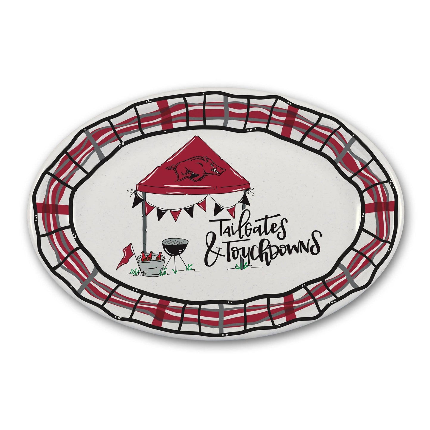 U of Arkansas Ornament