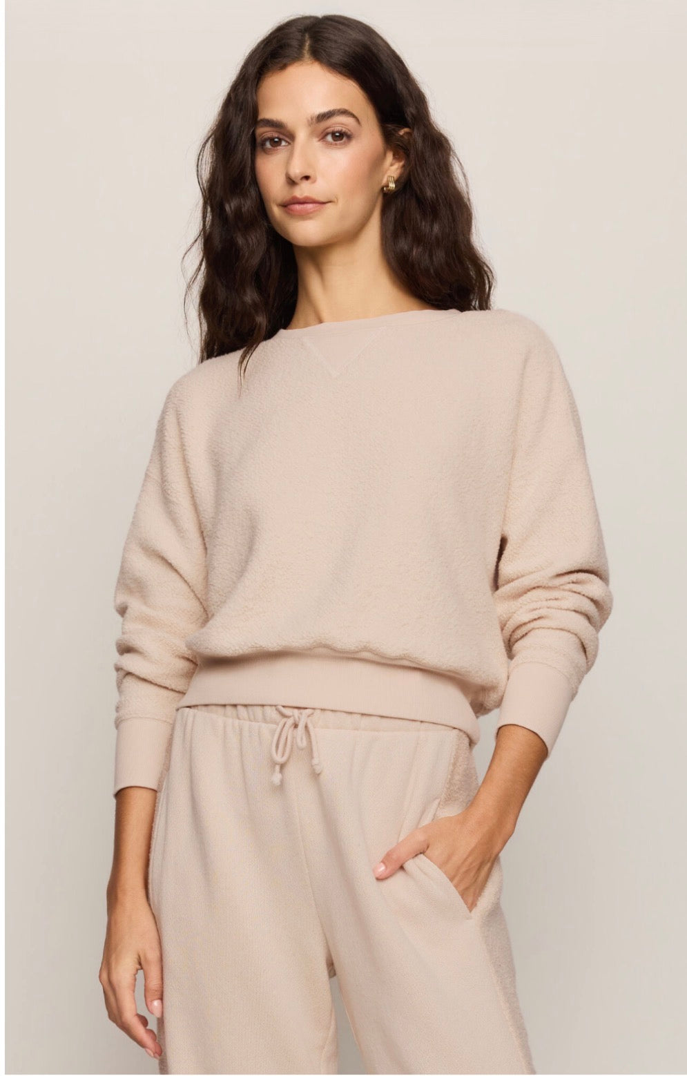 Cozy boyfriend sweatshirt sea salt - Z Supply