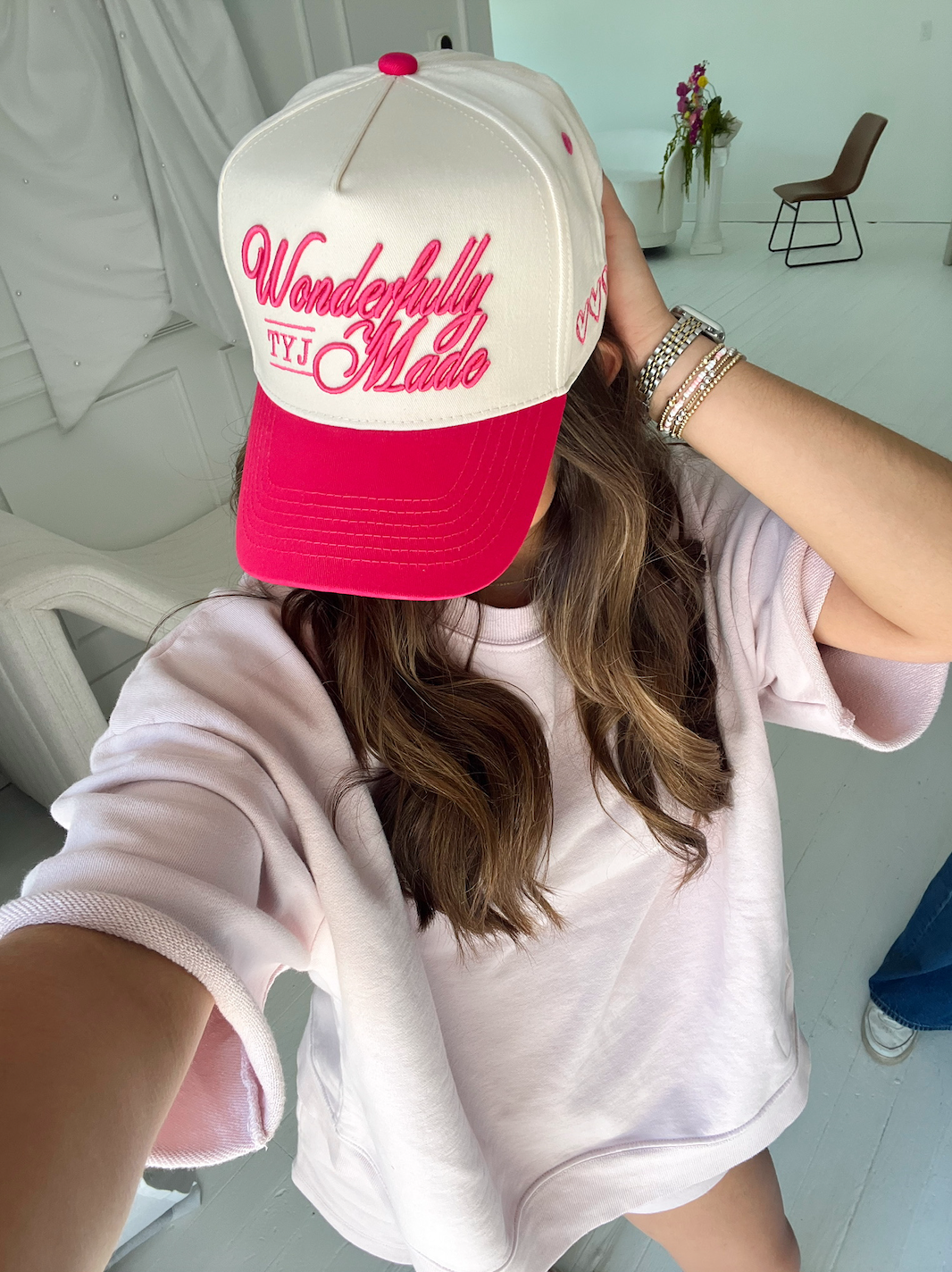 Wonderfully Made - Hot Pink Vintage Trucker Hat