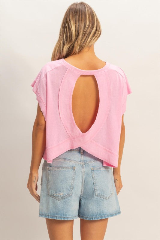 hailey cut out top (3 colors)