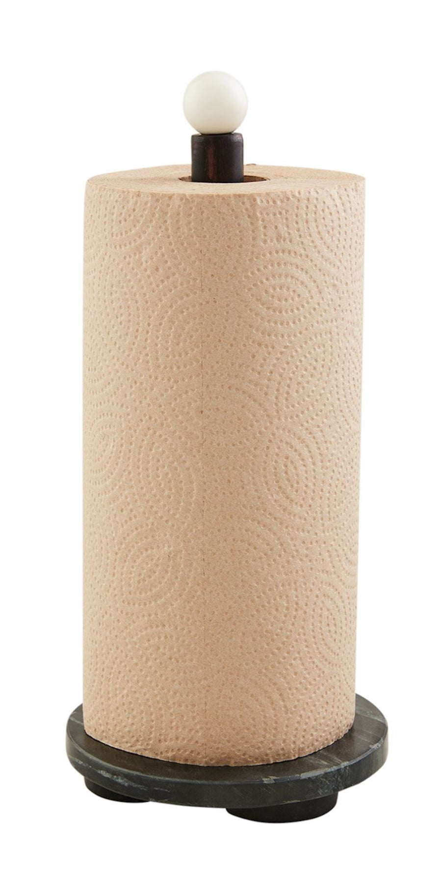 Black & White Paper Towel Holder by Mudpie