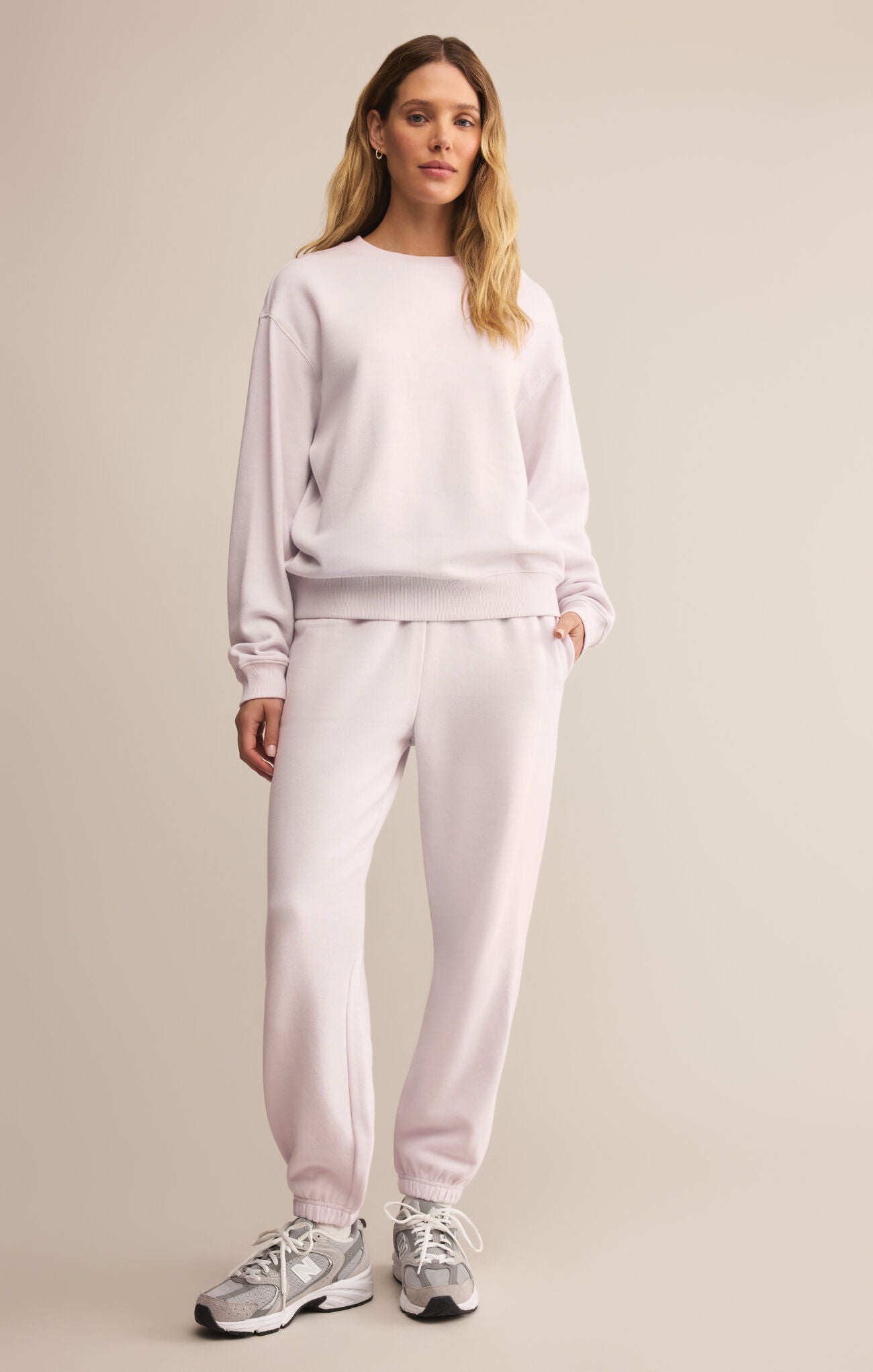 Boyfriend Cotton Sweatshirt Lavender Ice - Z Supply