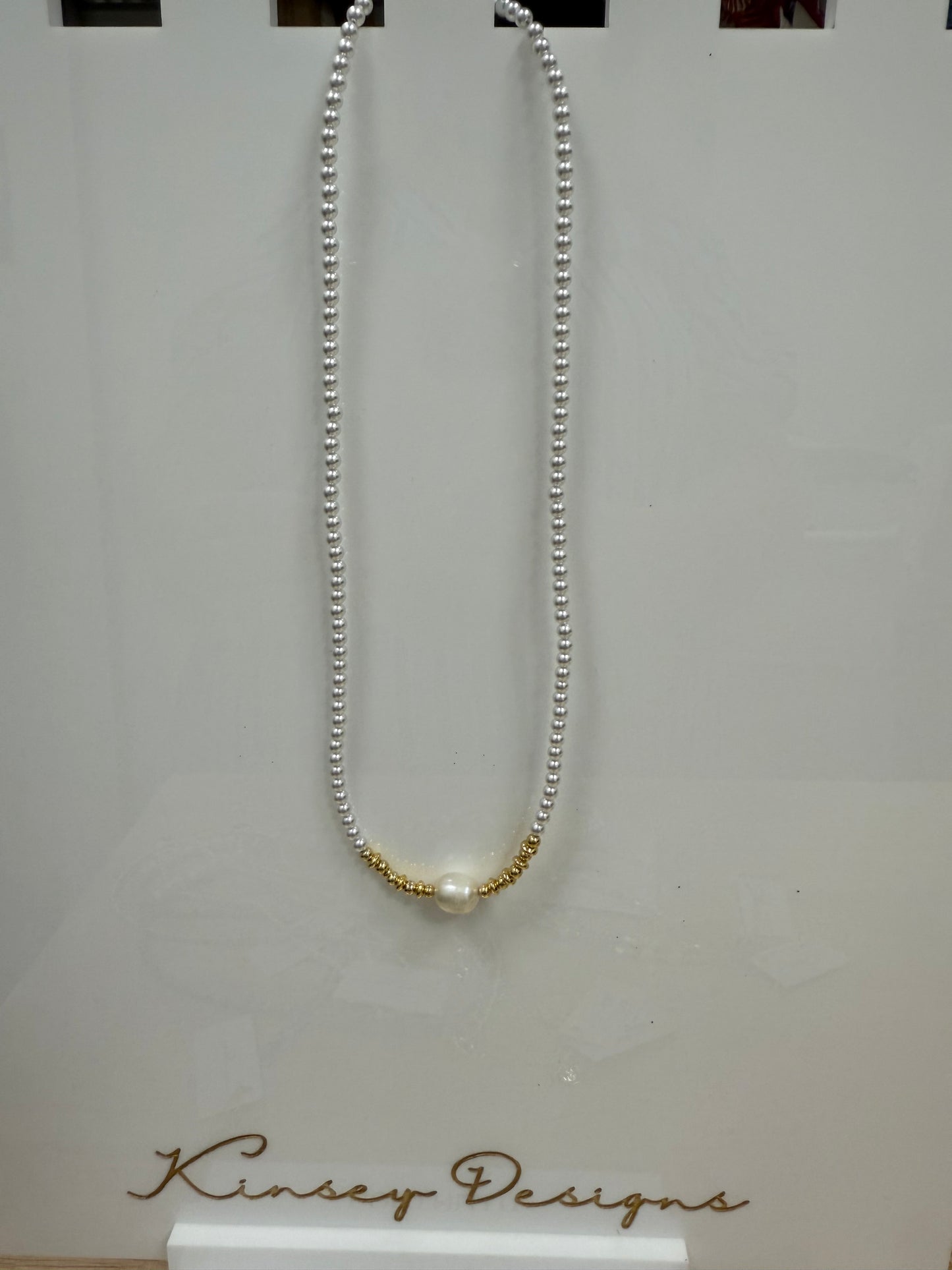 Adella Pearl necklace - Kinsey Designs