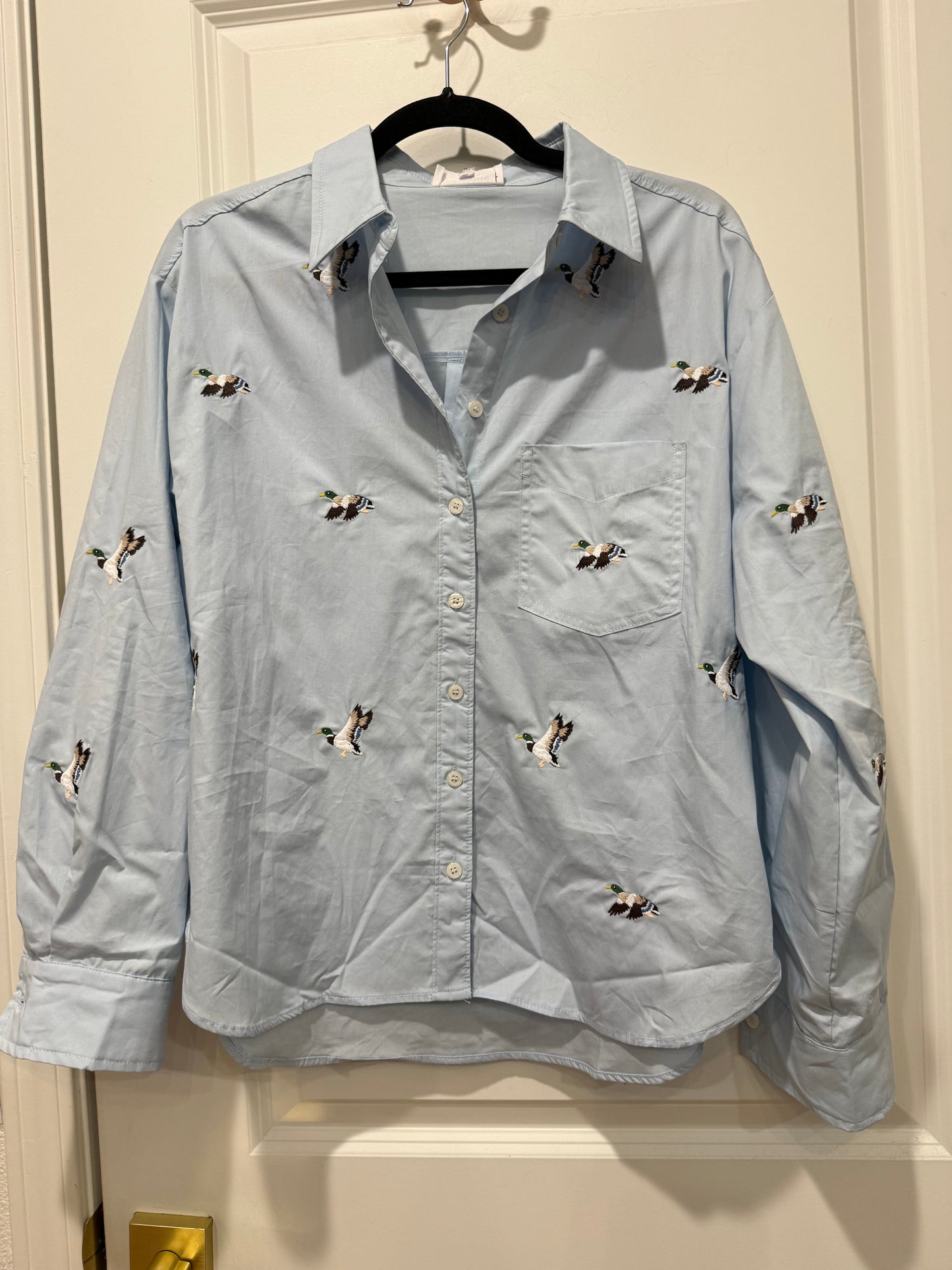 Duck Sky Button Down