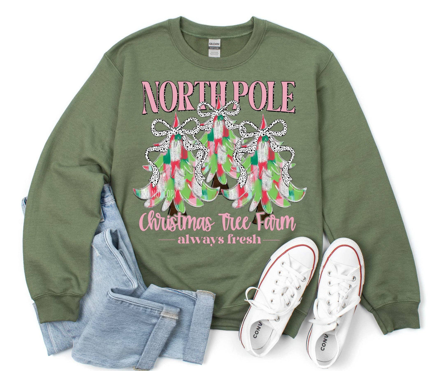 North Pole Christmas Tree Farm Wholesale Sweatshirt
