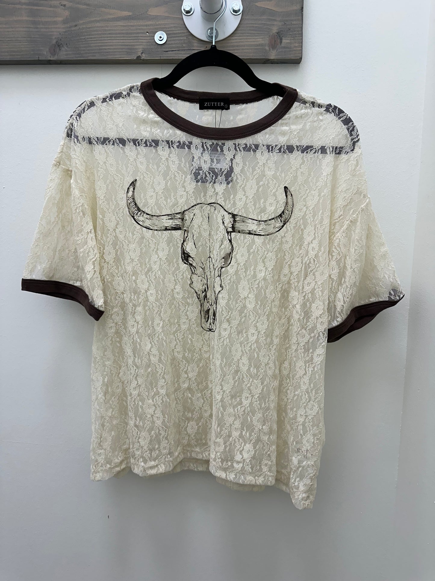 Longhorn Lace Ribbed Band
