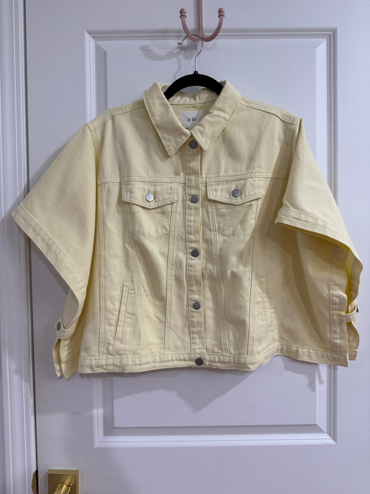 Twill Cape Jacket - yellow