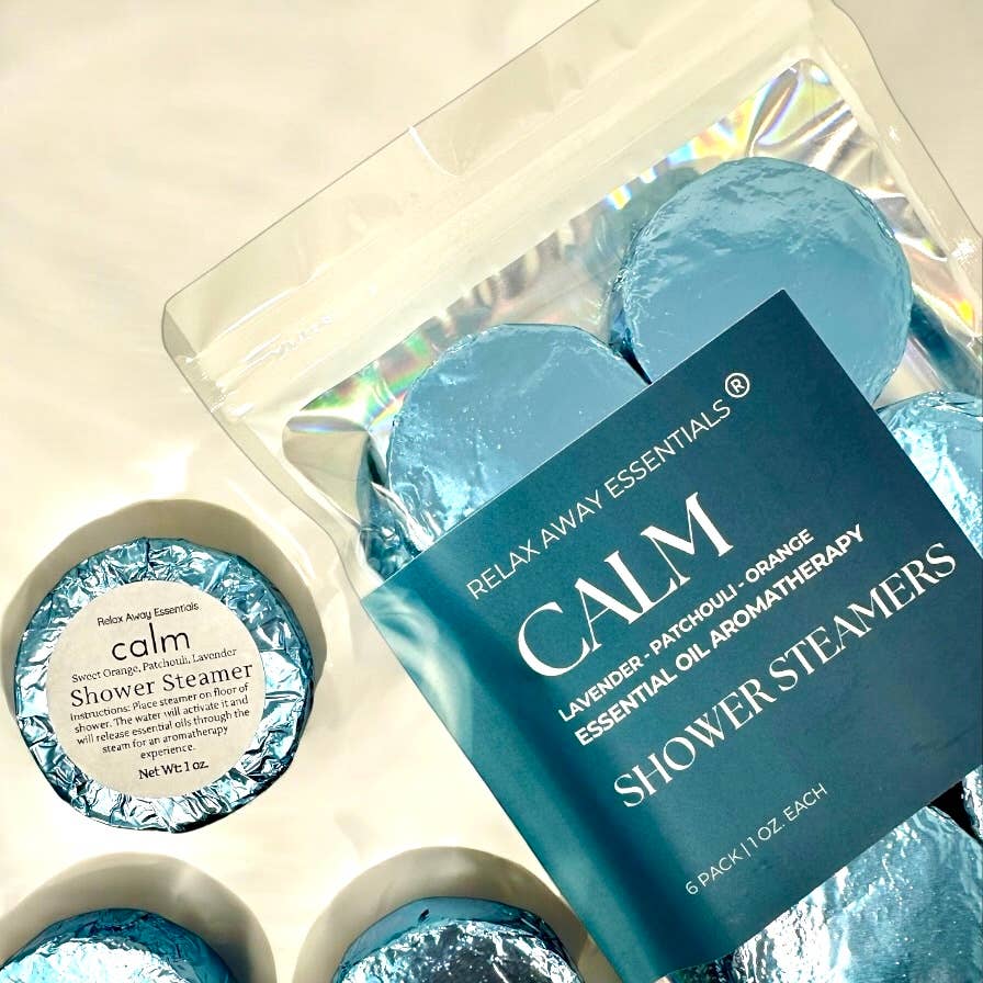 Calm Shower Steamers 6 Pack - Made in USA