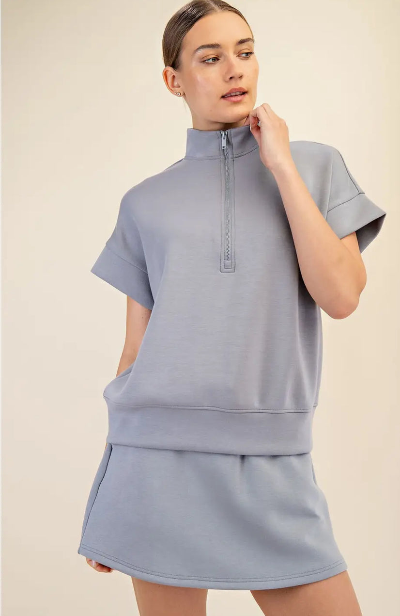 Modal Scuba Short Set - gray