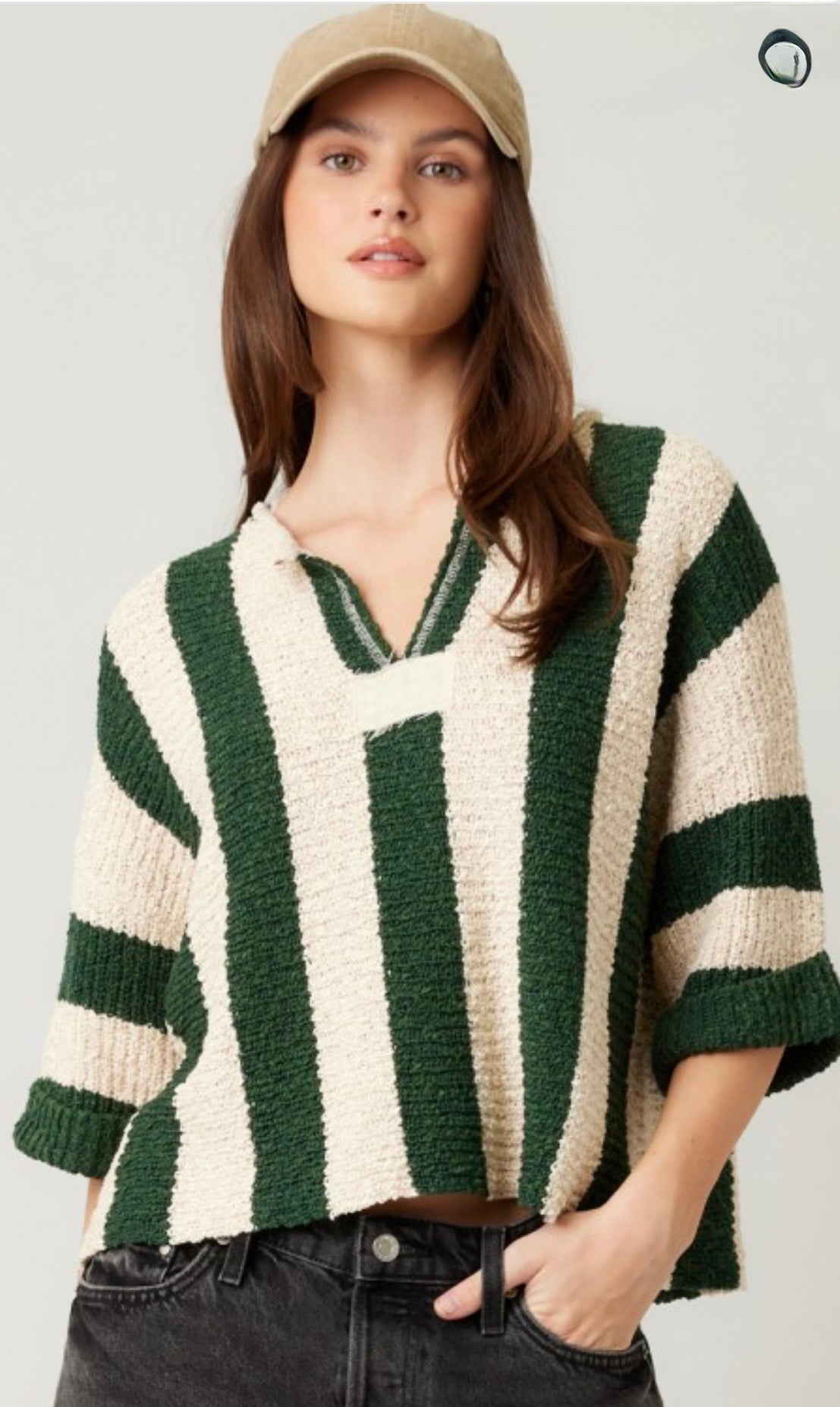 Emmy Vertical Stripe Sweater